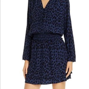 Rails blue cheetah dress